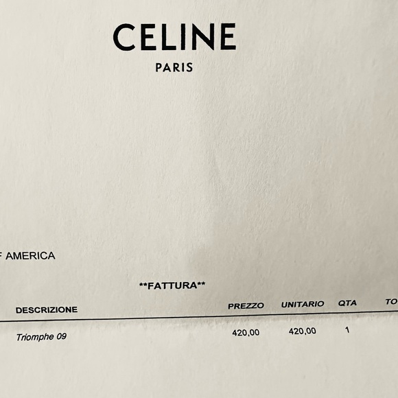 Celine Black Sunglasses with Brown Case main image 13